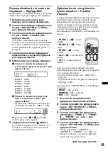 Предварительный просмотр 73 страницы Sony CDX-GT550UI  (CDX-GT550UI) Operating Instructions Manual