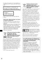 Предварительный просмотр 72 страницы Sony CDX-GT55IP Operating Instructions Manual