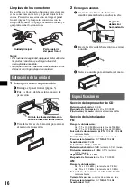 Предварительный просмотр 34 страницы Sony CDX-GT560 Operation Instructions Manual