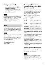 Preview for 7 page of Sony CDX-GT565UV Operating Instructions Manual