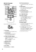 Предварительный просмотр 8 страницы Sony CDX-GT56UI Operating Instructions Manual