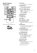 Предварительный просмотр 7 страницы Sony CDX-GT56UIW Operating Instructions Manual