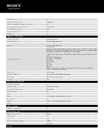 Preview for 3 page of Sony CDX-GT56UIW Specifications