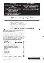 Preview for 152 page of Sony CDX-GT570UI Operating Instructions Manual