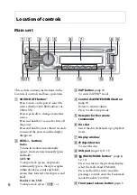 Предварительный просмотр 6 страницы Sony CDX-GT570UP Operating Instructions Manual