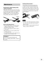 Предварительный просмотр 25 страницы Sony CDX-GT570UP Operating Instructions Manual