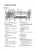 Предварительный просмотр 6 страницы Sony CDX-GT575UP Operating Instructions Manual