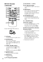 Предварительный просмотр 8 страницы Sony CDX-GT575UP Operating Instructions Manual