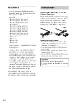 Предварительный просмотр 24 страницы Sony CDX-GT57UP Operating Instructions Manual