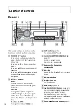 Предварительный просмотр 6 страницы Sony CDX-GT57UPW Operating Instructions Manual