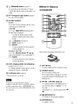 Предварительный просмотр 7 страницы Sony CDX-GT57UPW Operating Instructions Manual