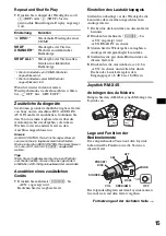 Preview for 35 page of Sony CDX-GT610U Operating Instructions Manual