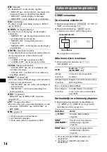 Предварительный просмотр 104 страницы Sony CDX-GT610U Operating Instructions Manual