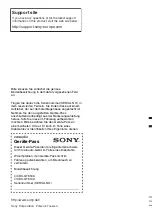 Preview for 116 page of Sony CDX-GT610U Operating Instructions Manual