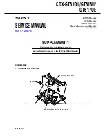 Preview for 45 page of Sony CDX-GT610U Service Manual