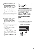 Предварительный просмотр 47 страницы Sony CDX-GT610UG Operating Instructions Manual