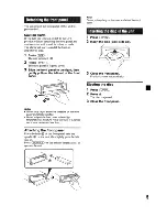 Preview for 5 page of Sony CDX-GT62 Operating Instructions Manual