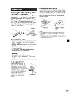 Preview for 17 page of Sony CDX-GT62 Operating Instructions Manual