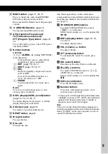 Preview for 9 page of Sony CDX-GT630UI - Cd Receiver Mp3/wma/aac Player Operating Instructions Manual