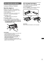 Preview for 115 page of Sony CDX-GT630UI - Cd Receiver Mp3/wma/aac Player Operating Instructions Manual