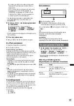 Preview for 125 page of Sony CDX-GT630UI - Cd Receiver Mp3/wma/aac Player Operating Instructions Manual