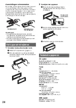 Предварительный просмотр 132 страницы Sony CDX-GT630UI - Cd Receiver Mp3/wma/aac Player Operating Instructions Manual