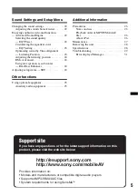 Preview for 5 page of Sony CDX-GT65UIW Operating Instructions Manual