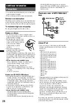 Preview for 26 page of Sony CDX-GT65UIW Operating Instructions Manual