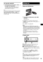 Предварительный просмотр 9 страницы Sony CDX-GT660U Operating Instructions Manual