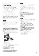 Предварительный просмотр 11 страницы Sony CDX-GT660UP Operating Instructions Manual