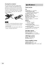 Предварительный просмотр 28 страницы Sony CDX-GT660UV Operating Instructions Manual