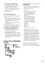 Предварительный просмотр 27 страницы Sony CDX-GT66UPW Operating Instructions Manual