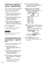 Предварительный просмотр 58 страницы Sony CDX-GT66UPW Operating Instructions Manual