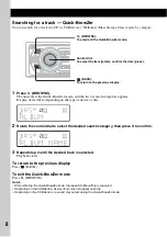 Предварительный просмотр 8 страницы Sony CDX-GT670U Operating Instructions Manual