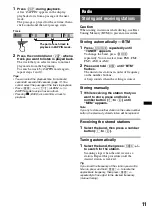 Предварительный просмотр 11 страницы Sony CDX-GT680UI Operating Instructions Manual