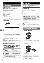 Предварительный просмотр 12 страницы Sony CDX-GT680UI Operating Instructions Manual