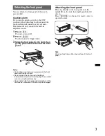 Предварительный просмотр 7 страницы Sony CDX-GT690UI Operating Instructions Manual