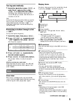 Предварительный просмотр 9 страницы Sony CDX-GT700D Operating Instructions Manual