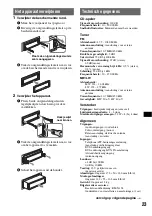 Предварительный просмотр 129 страницы Sony CDX-GT700D Operating Instructions Manual