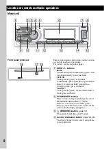 Предварительный просмотр 8 страницы Sony CDX-GT700UI Operating Instructions Manual