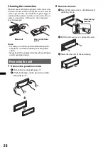 Предварительный просмотр 28 страницы Sony CDX-GT700UI Operating Instructions Manual