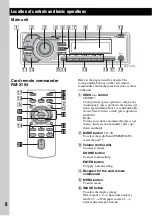 Предварительный просмотр 8 страницы Sony CDX-GT710 - Fm-am Compact Disc Player Operating Instructions Manual