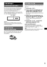 Предварительный просмотр 27 страницы Sony CDX-GT710 - Fm-am Compact Disc Player Operating Instructions Manual