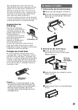 Предварительный просмотр 43 страницы Sony CDX-GT710 - Fm-am Compact Disc Player Operating Instructions Manual