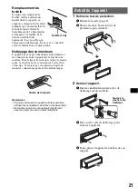 Предварительный просмотр 67 страницы Sony CDX-GT710 - Fm-am Compact Disc Player Operating Instructions Manual