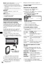 Предварительный просмотр 86 страницы Sony CDX-GT710 - Fm-am Compact Disc Player Operating Instructions Manual