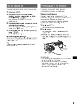 Предварительный просмотр 99 страницы Sony CDX-GT710 - Fm-am Compact Disc Player Operating Instructions Manual