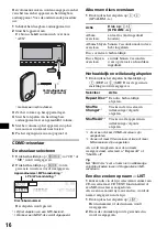 Preview for 110 page of Sony CDX-GT710 - Fm-am Compact Disc Player Operating Instructions Manual