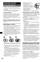 Preview for 112 page of Sony CDX-GT710 - Fm-am Compact Disc Player Operating Instructions Manual