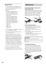 Предварительный просмотр 28 страницы Sony CDX-GT710HD Operating Instructions Manual